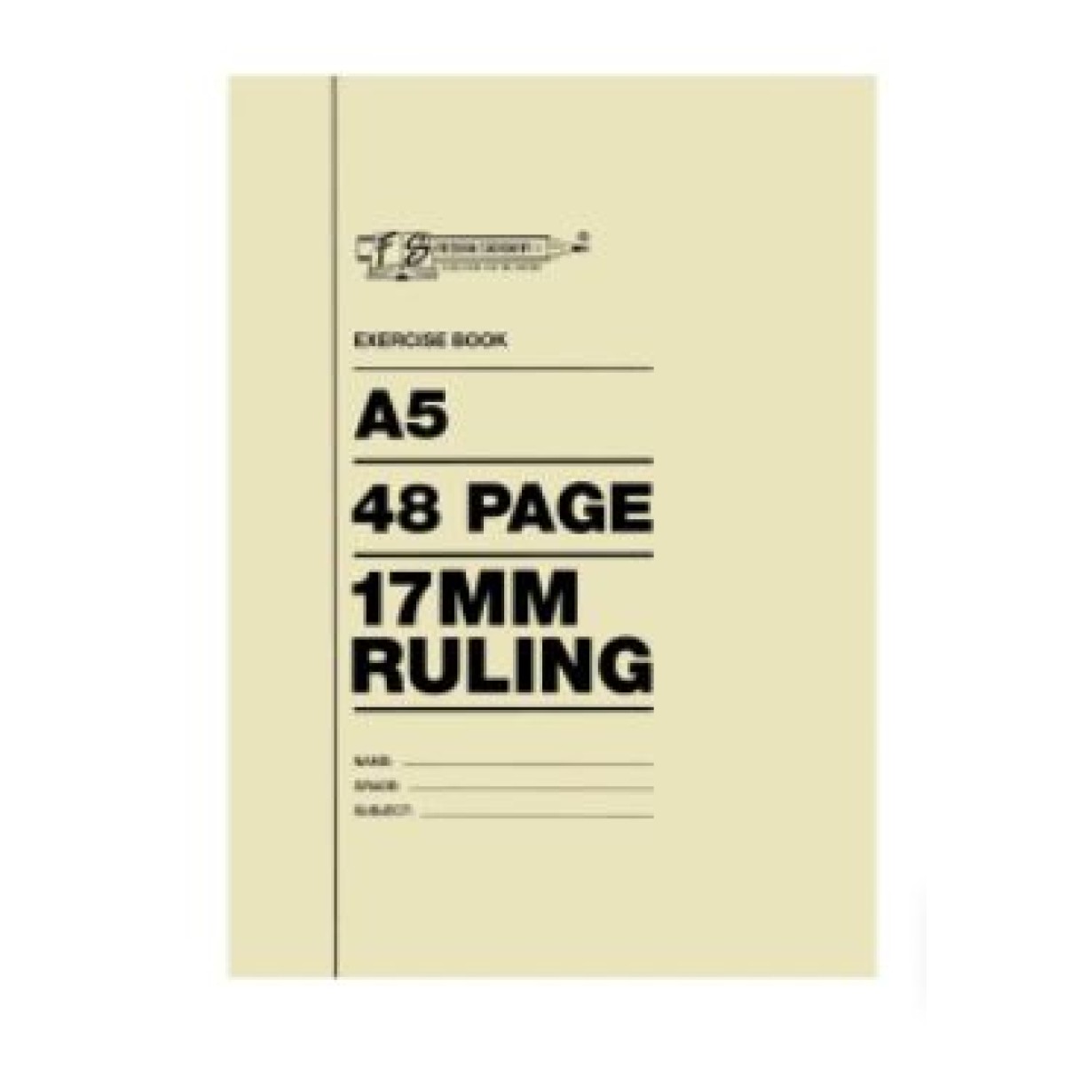 Exercise Book A5 48 Page 17Mm Line