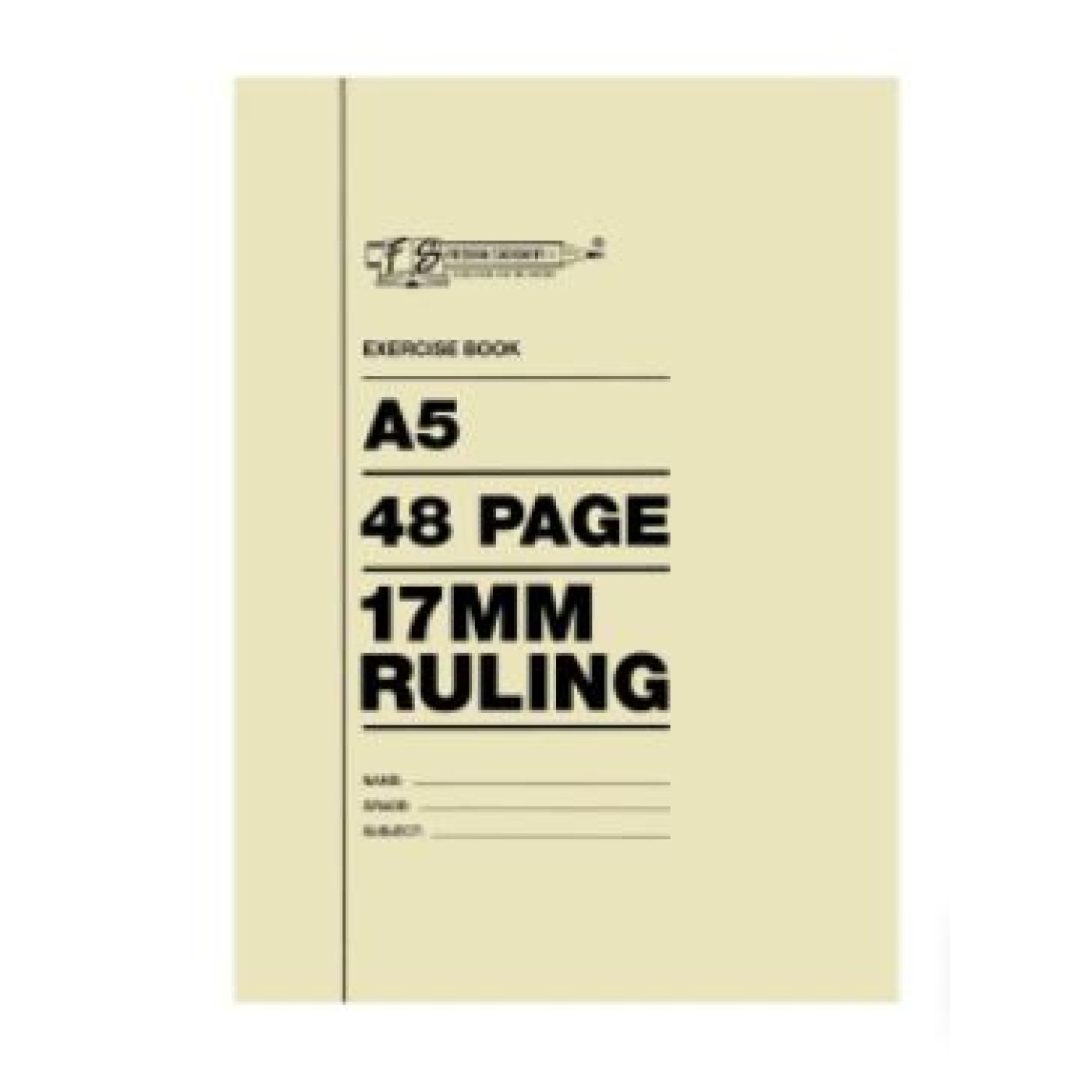 Exercise Book A5 48 Page 17Mm Line