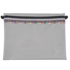 Bantex A4 Landscape Book Bag - Grey