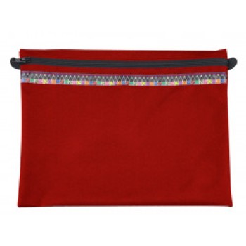 Bantex A4 Landscape Book Bag - Red