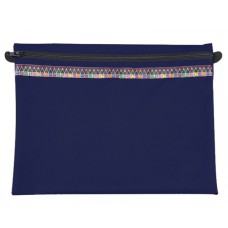 Bantex A4 Landscape Book Bag - Navy
