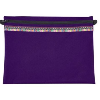 Bantex A4 Landscape Book Bag - Purple