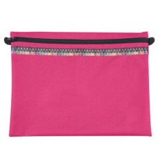 Bantex A4 Landscape Book Bag - Pink