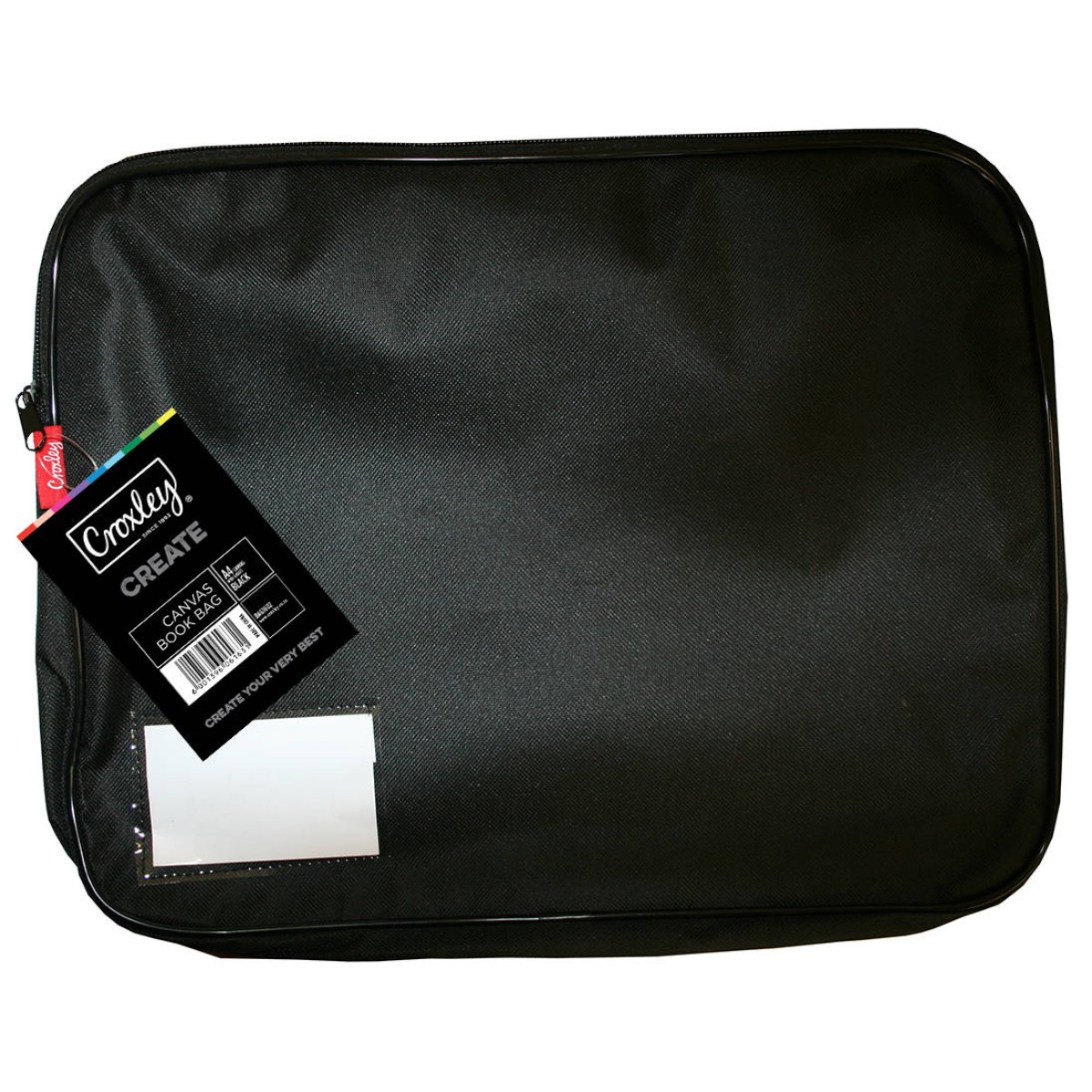 Croxley A4 Canvas Book Bag - Black