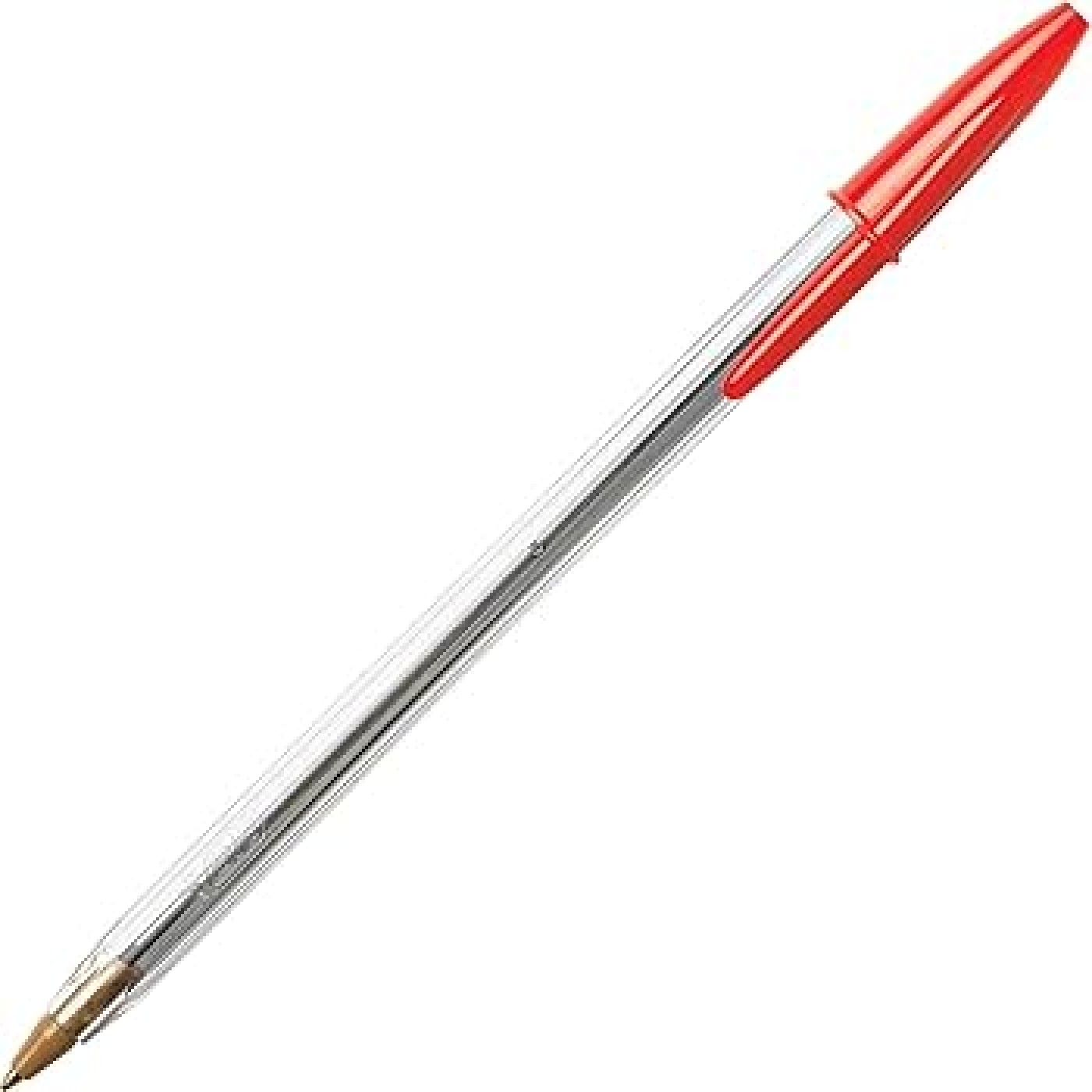 Bic Crystal Medium Ballpoint Pen Red