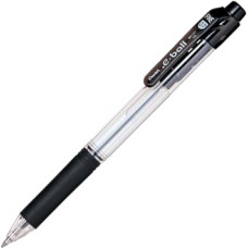 Pentel E-Ball Retractable 0.7Mm Black