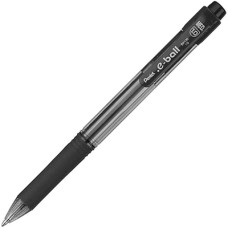 Pentel E-Ball Retractable 1.0Mm Black