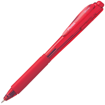 Pentel Bk440 Triangular Ball 1.0Mm Red