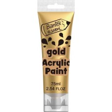 Acrylic Paint Bantex - Metallic Gold 75ml