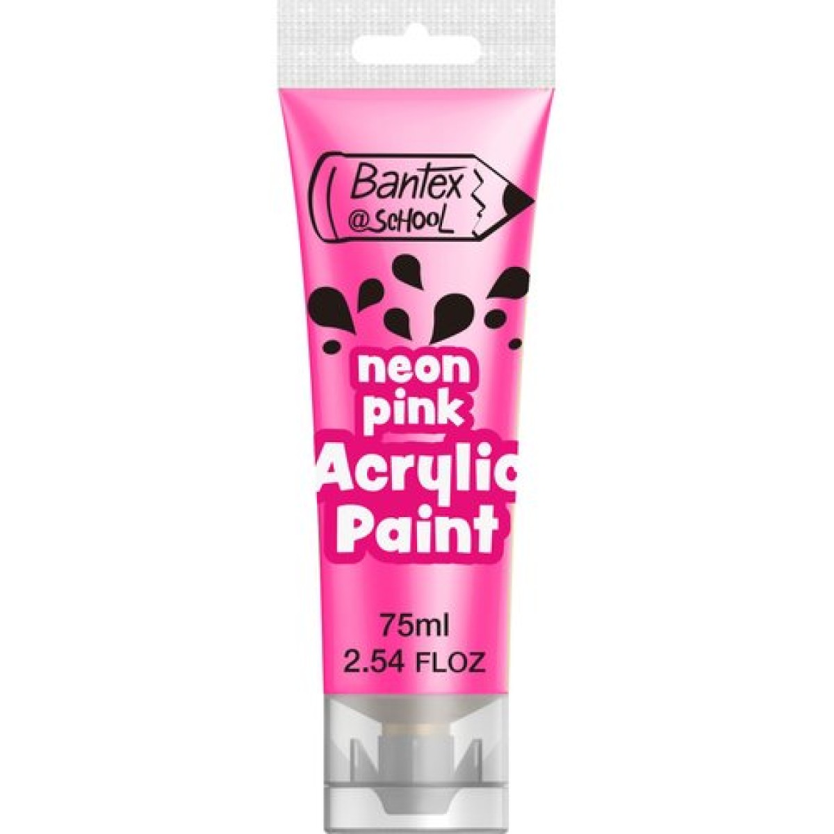 Acrylic Paint Bantex - Neon Pink 75ml