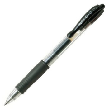 Pilot G2 Gel Ink Pen Fine Black 0.5Mm