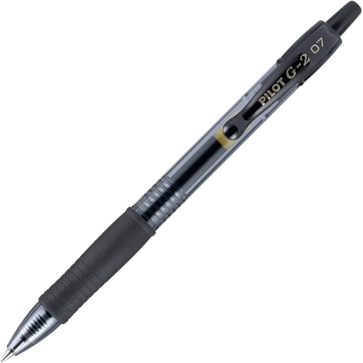 Pilot G2 Gel Ink Pen Medium Black 0.7Mm
