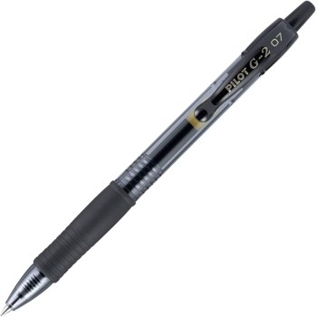 Pilot G2 Gel Ink Pen Medium Black 0.7Mm