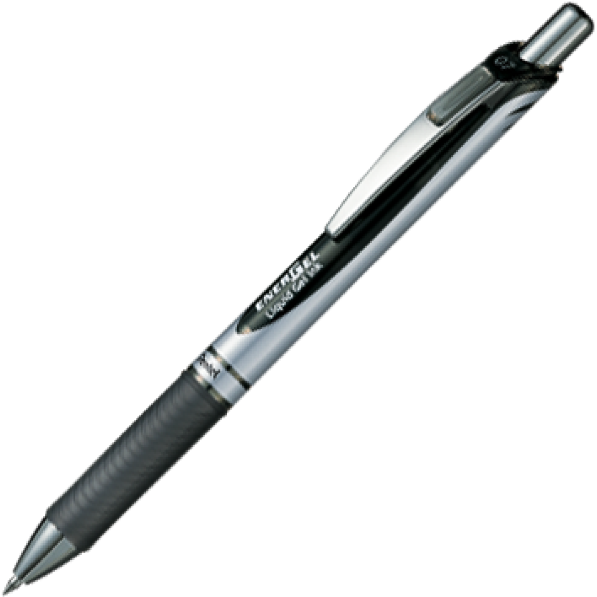 Pentel Energel Metal Tip Pen 0.7Mm - Black