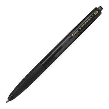 Pilot Supergrip G Retractable Medium Bla