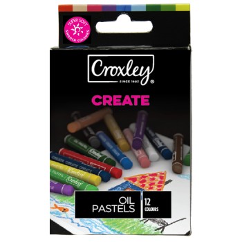 Oil Pastels Croxley 12 Piece