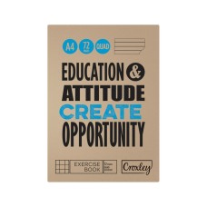 Croxley Exercise Book A4 72Pg Quad/Margi