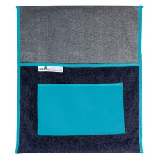 Chairbag Denim With Pocket 440mm - Turquoise