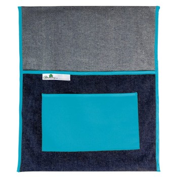 Chairbag Denim With Pocket 440mm - Turquoise