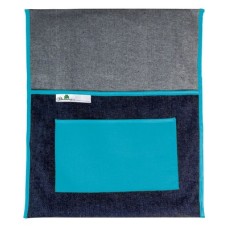 Chairbag Denim With Pocket 380mm - Turquoise