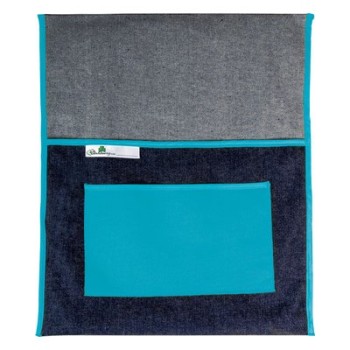 Chairbag Denim With Pocket 380mm - Turquoise
