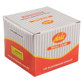Chalk 100 Piece Dala - White