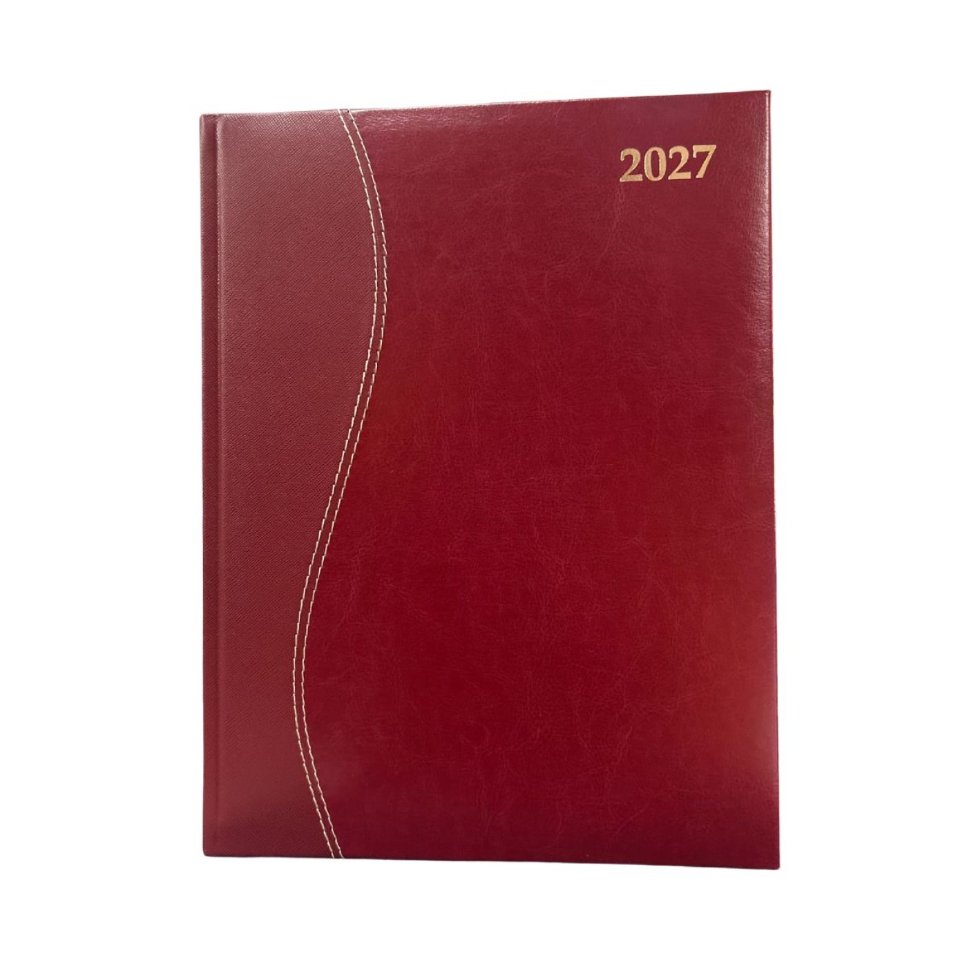 Diary A4 Page-A-Day Regency 2-Tone Burgundy
