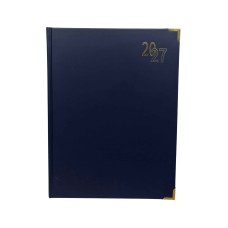 Diary A4 Pageaday Executive Blue