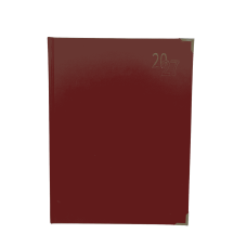 Diary A5 Pageaday Executive Burgundy