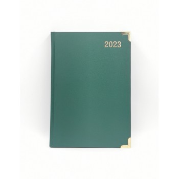 Diary A5 Pageaday Executive Green