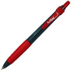 Retractable Artline Red Ball Pen