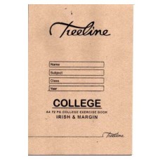 Exercise Book A5 72 Page Irish/Margin