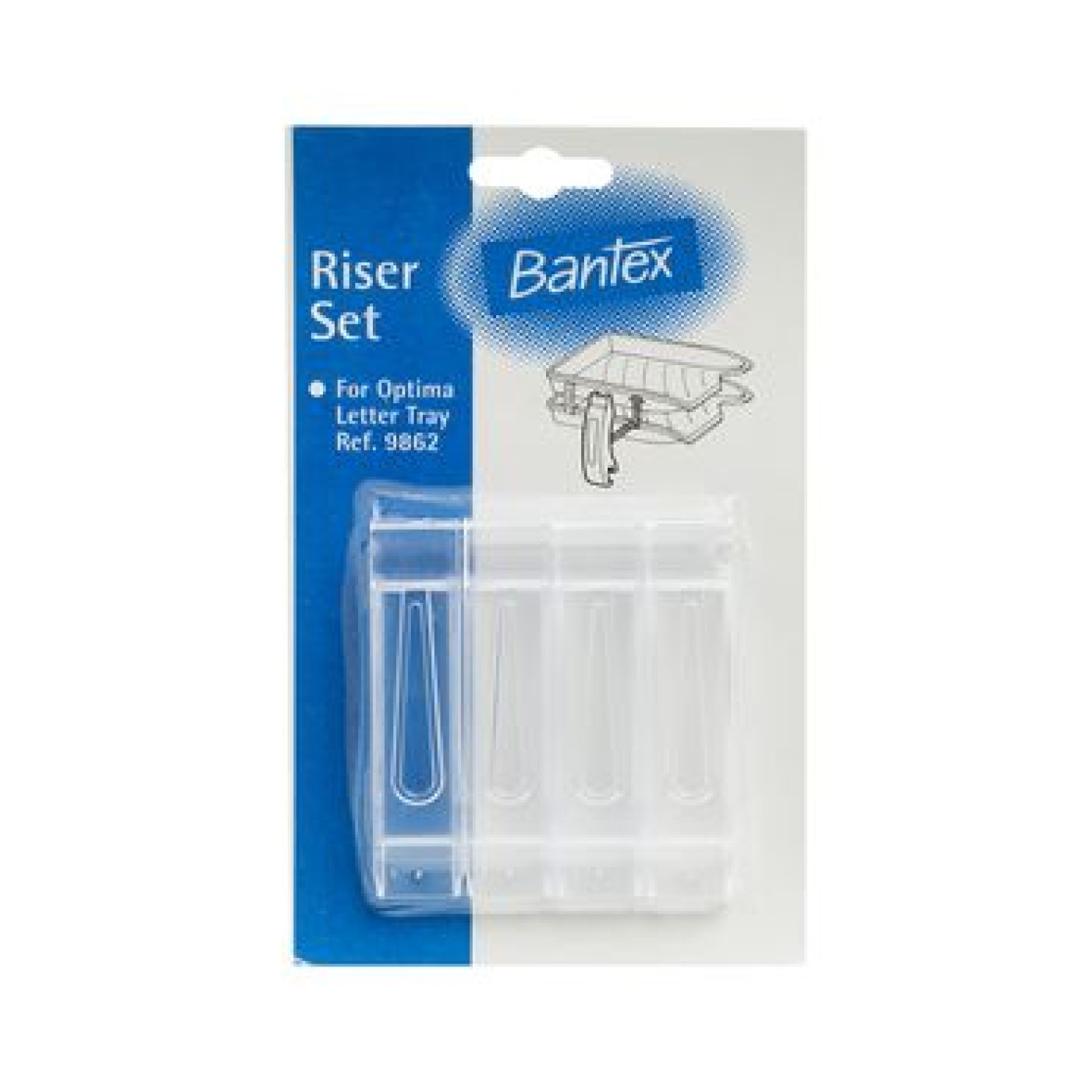 Letter Tray Bantex Optima Risers