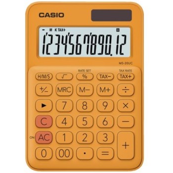 Calculator Casio MS-20UC 12 Digit - Orange