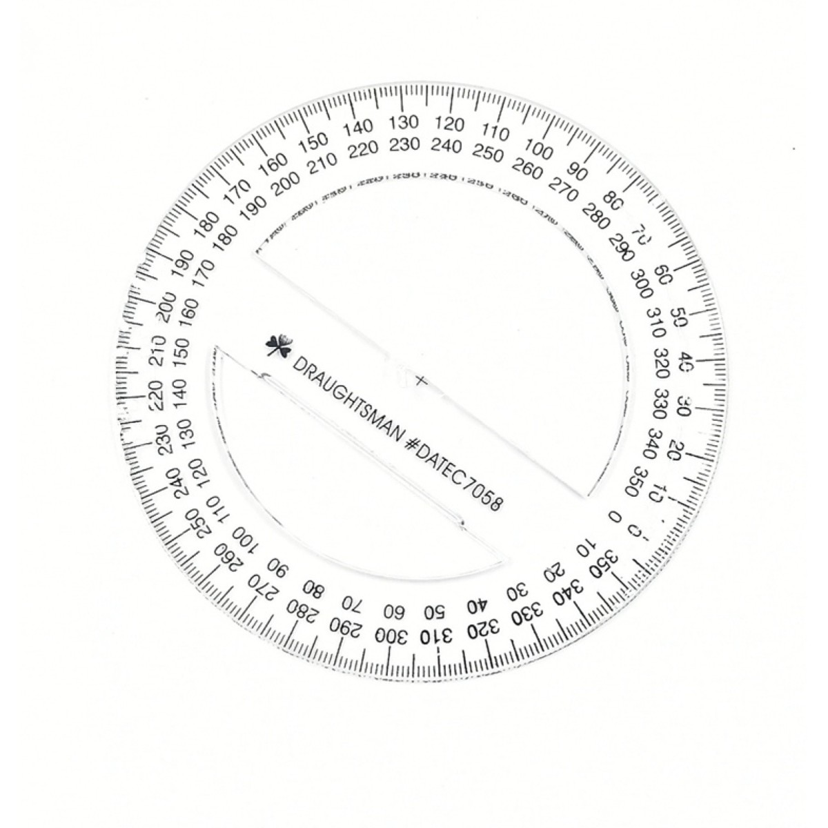 Maths Instrument Protractor 10Cm 360 Deg