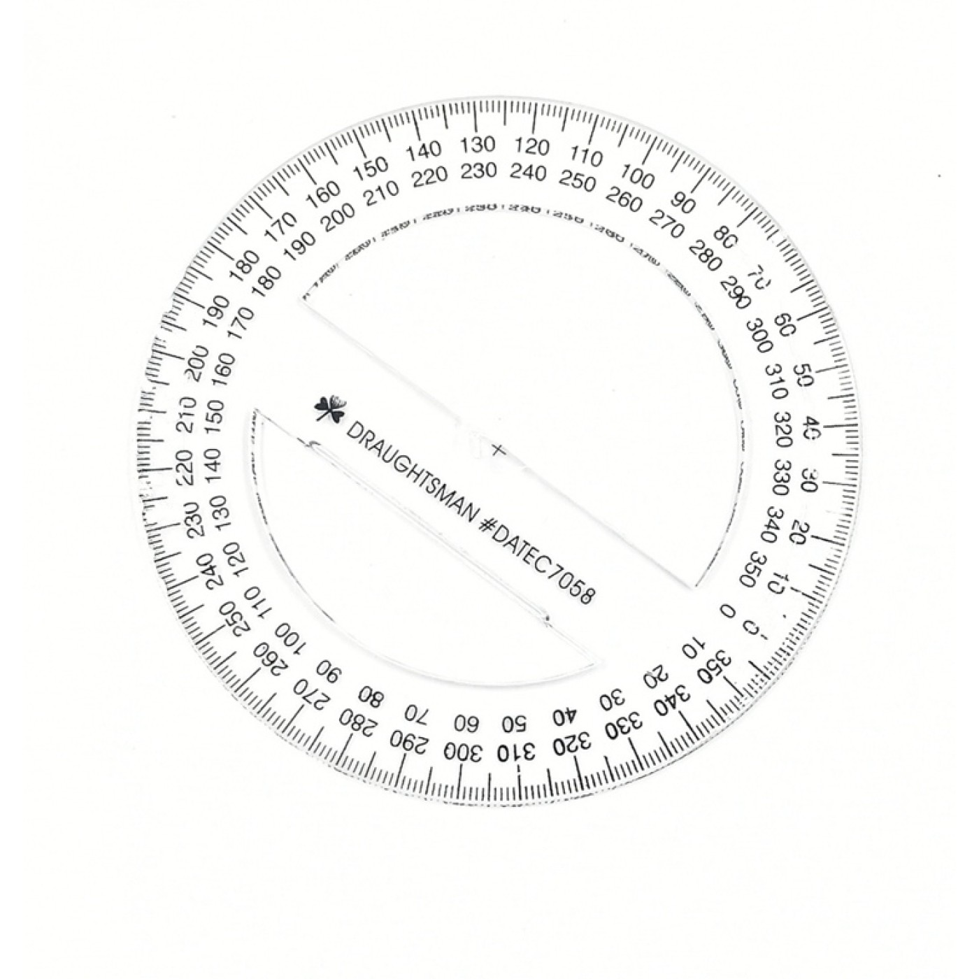 Maths Instrument Protractor 10Cm 360 Deg