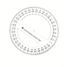Maths Instrument Protractor 10Cm 360 Deg