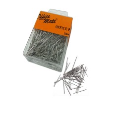 Office Pins 28Mm (100G Clear Box)