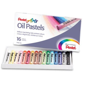Oil Pastels Pentel 16 Piece