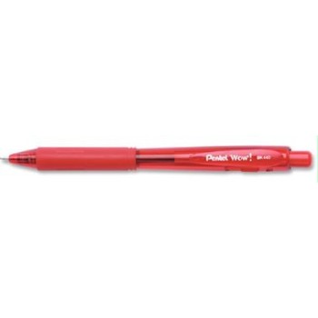 Pentel Bk440 Triangular Ball 1.0Mm Red
