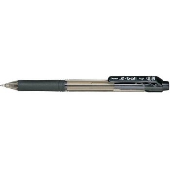 Pentel E-Ball Retractable 1.0Mm Black