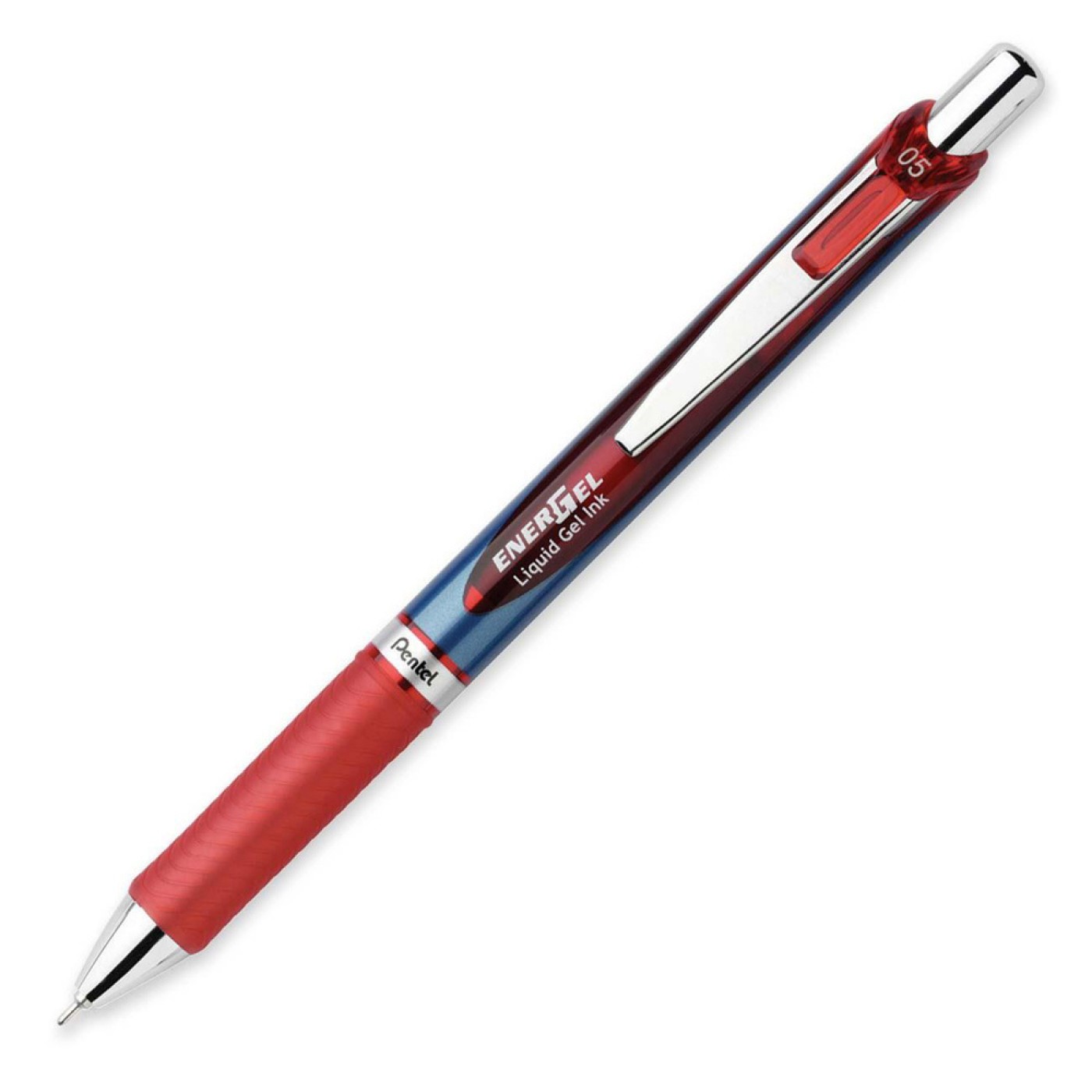 Pentel Energel N/Tip Retr. 0.5Mm Red