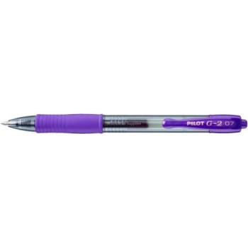 Pilot G2 Gel Ink Pen Fine Purple 0.5Mm