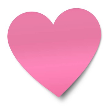 Post-It Heart Shape 30Sh