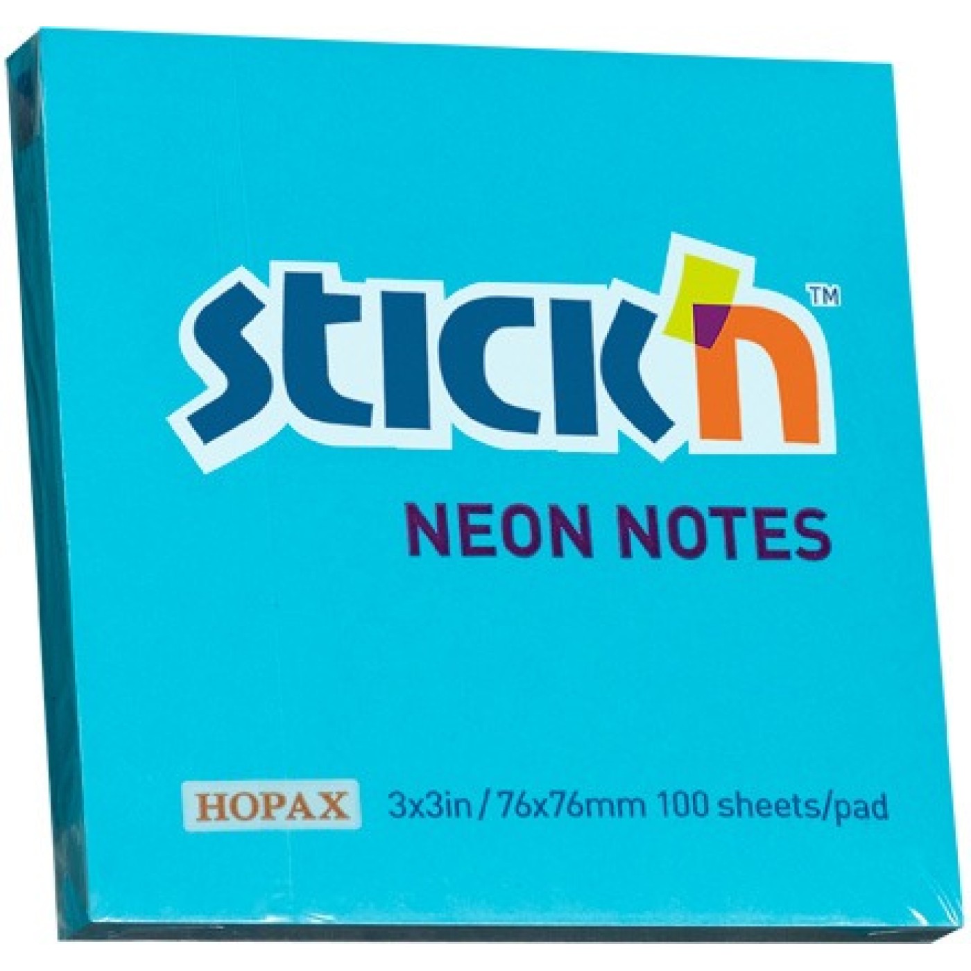 Stick N' Notes Neon 76 X 76Mm Blue