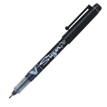 Pilot V Sign Pen Medium Black