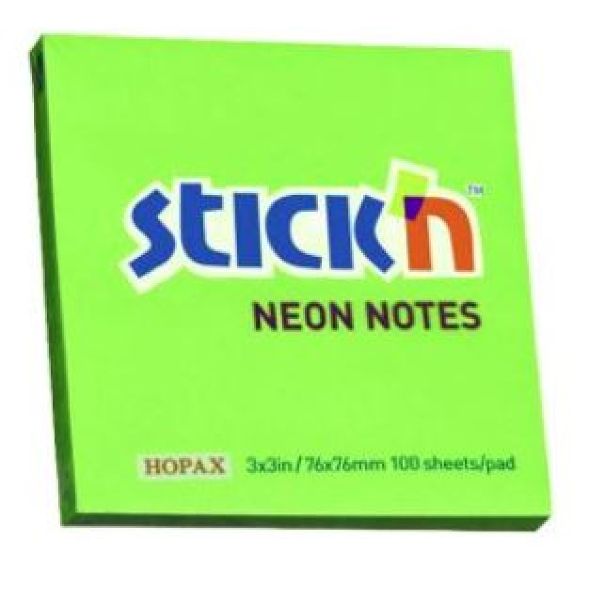 Stick N' Notes Neon 76 X 76Mm Lime
