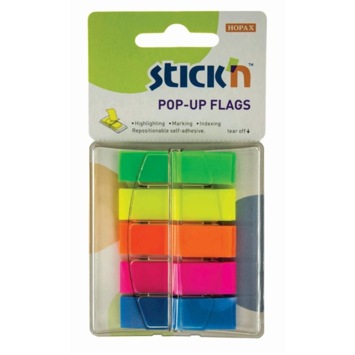 Stick N' Pop-Up Hopax Flags 45 X 12Mm