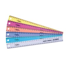 Ruler 30cm Treeline Assorted Colours