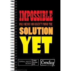 Wirebound Book Croxley 114 X 76Mm 72Pg